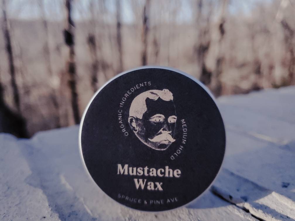 Mustache Wax | Medium Hold Mustache Wax For Men | All Organic | Fragrance Free