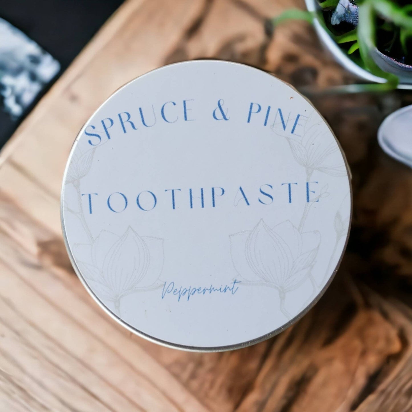 Organic Peppermint Toothpaste | Chemical Free | Zero Waste | Vegan | Fluoride Free | Alkaline | Remineralizing Toothpaste