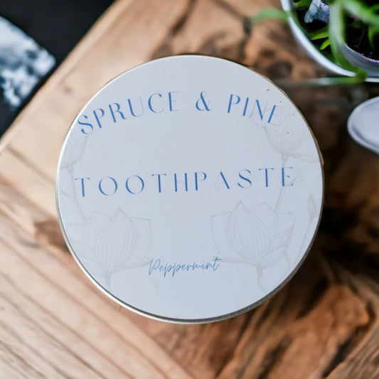 Organic Peppermint Toothpaste | Chemical Free | Zero Waste | Vegan | Fluoride Free | Alkaline | Remineralizing Toothpaste