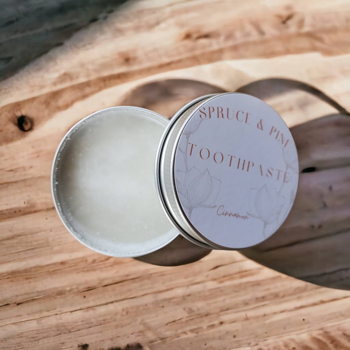 Organic Cinnamon Toothpaste | Chemical Free | Zero Waste | Vegan | Fluoride Free | Alkaline | Remineralizing Toothpaste