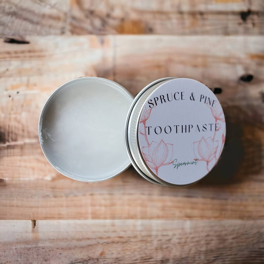 Organic Spearmint Toothpaste| Chemical Free | Zero Waste | Vegan | Fluoride Free | Alkaline | Remineralizing Toothpaste