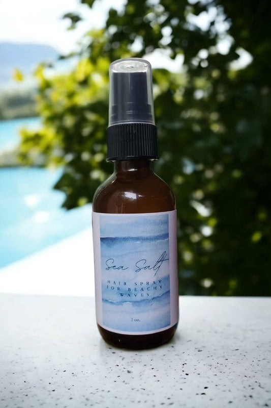 Sea Salt Hairspray | Sea Salt Spray For Beachy Waves | Organic Ingredients and Safe For All Hair Types