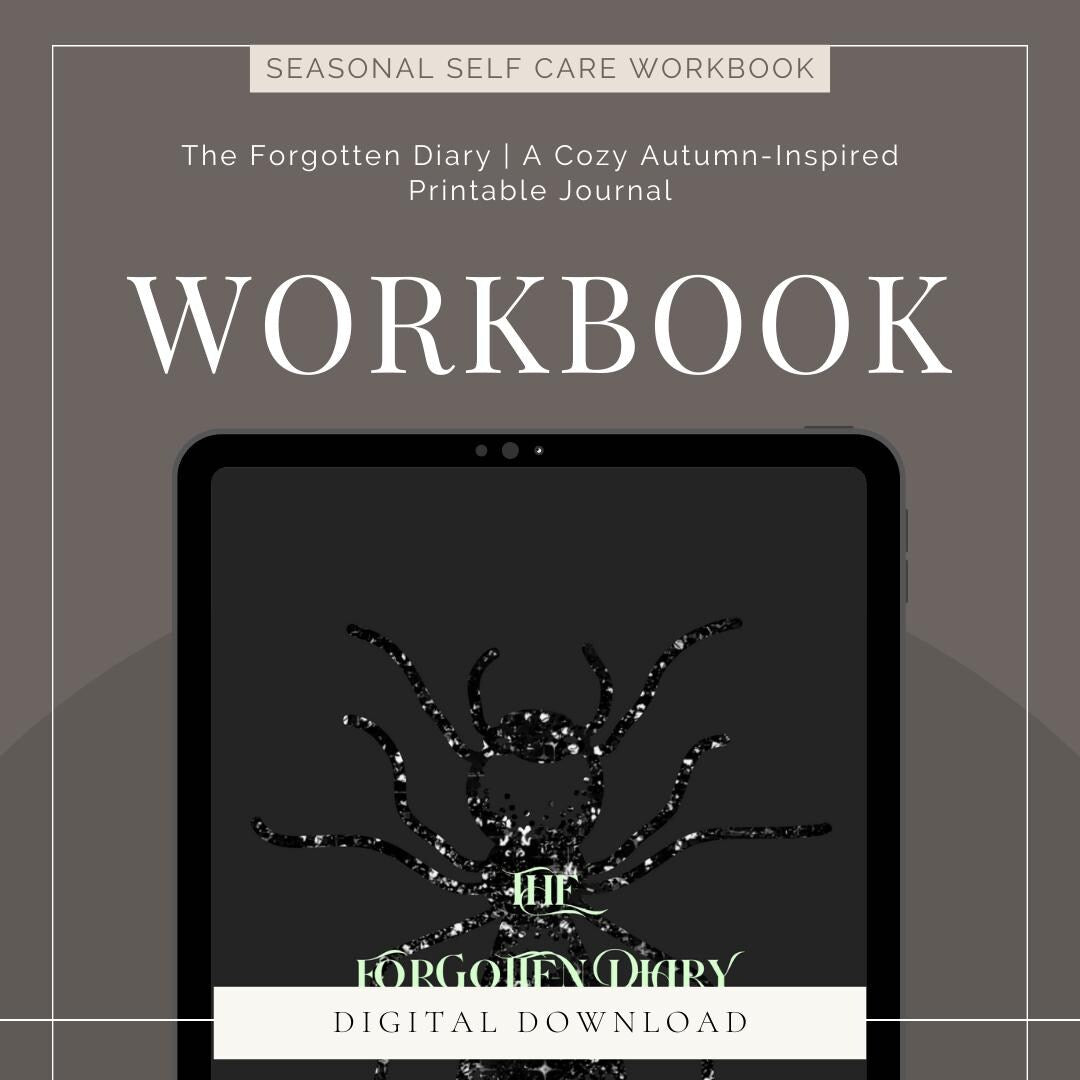 Printable Fall Journal: Cozy Self-Care Planner with Recipes (Digital Download