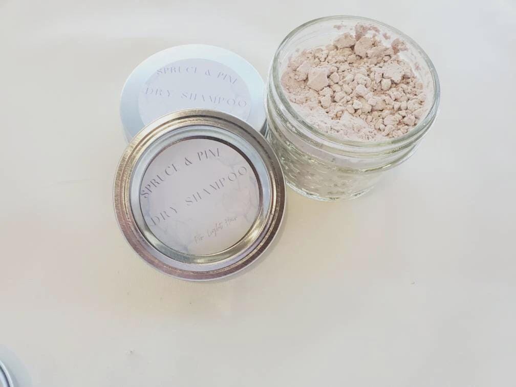 Organic Dry Shampoo Powder: Natural, Vegan, For Light Hair